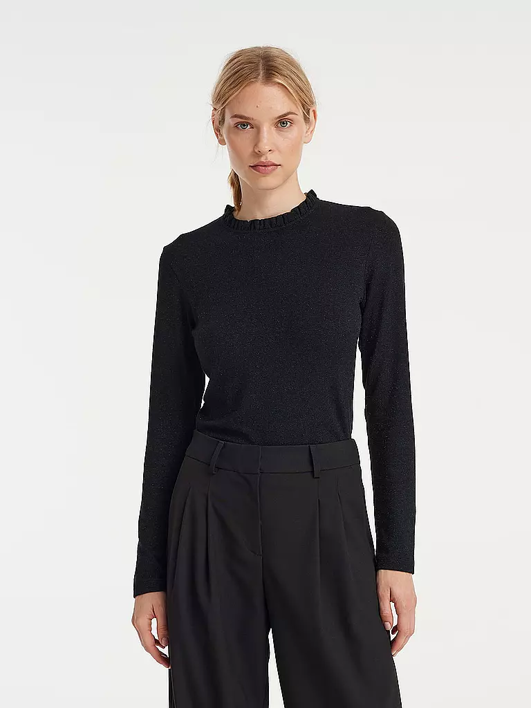 OPUS | Blusenshirt SANBA | Negro
