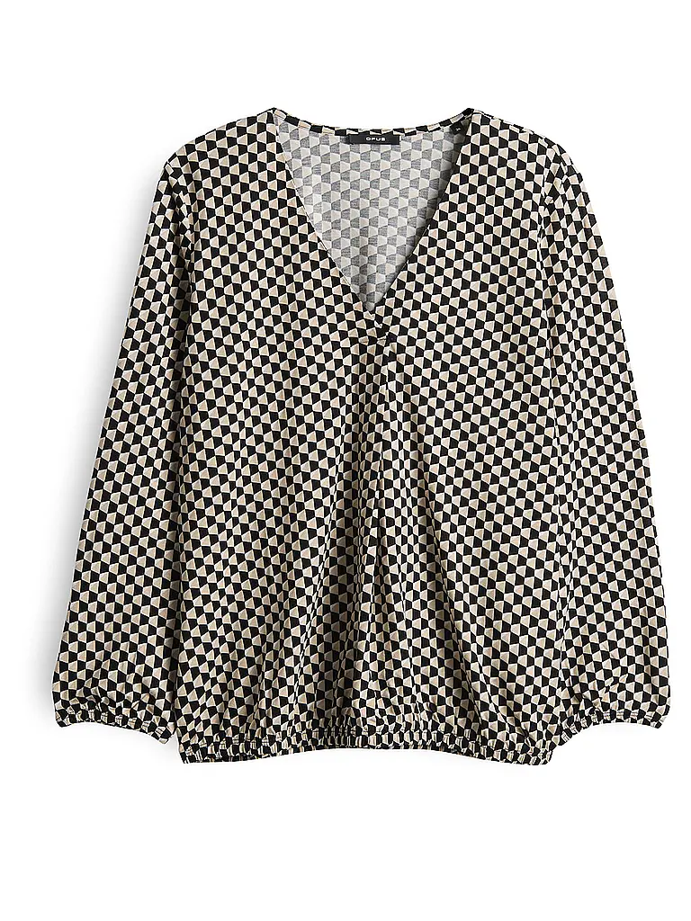 OPUS | Blusenshirt SANNAH ICONIC | Negro