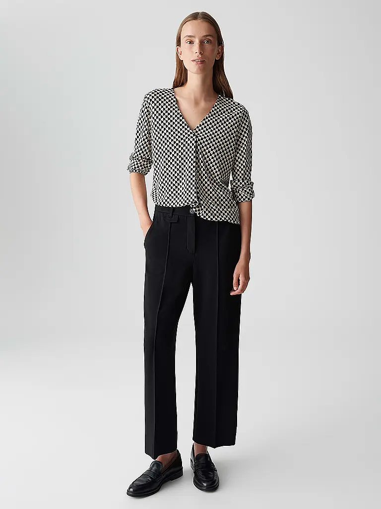 OPUS | Blusenshirt SANNAH ICONIC | Negro