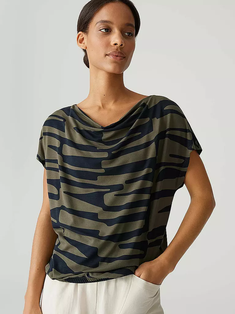 OPUS | Blusenshirt SAPAYA | Oliva
