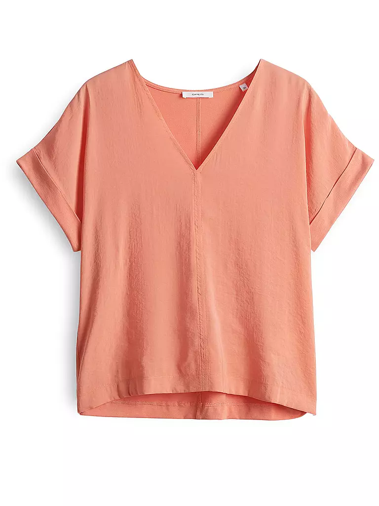 OPUS | Blusenshirt SOLME  | Naranja