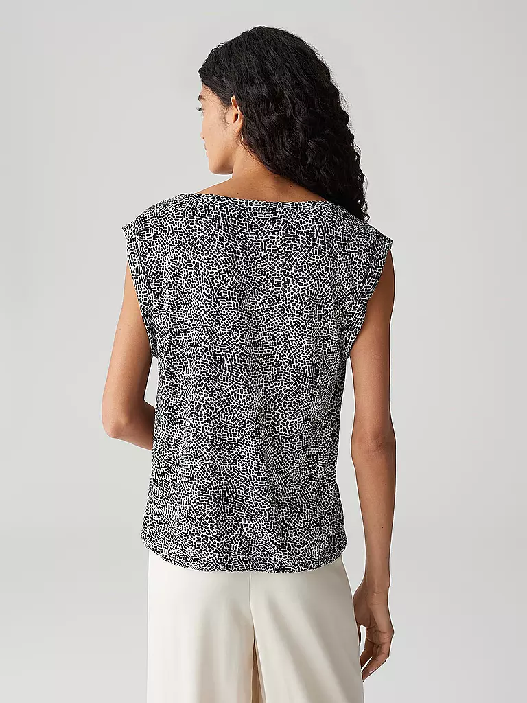 OPUS | Blusenshirt STRUKI MINIMAL | Azul oscuro