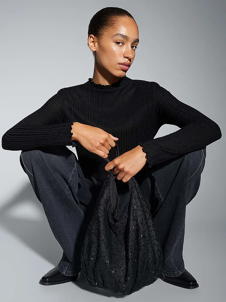 OPUS | Bolso - Hobo Bag ASTERRY | Negro