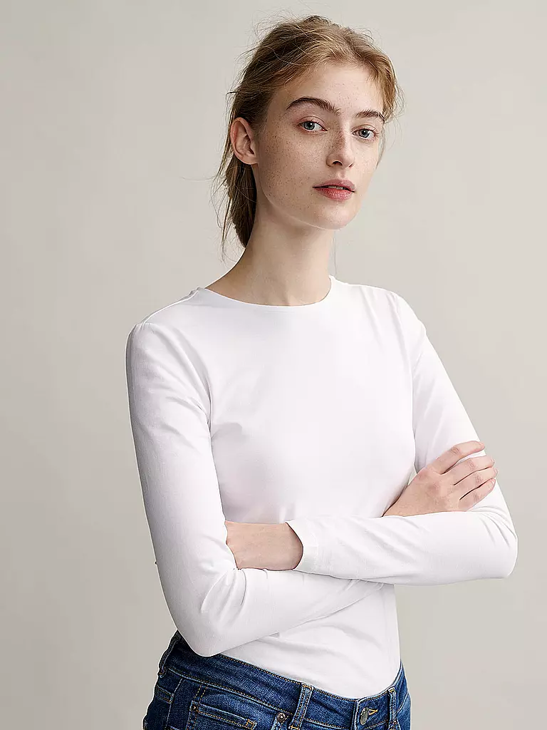 OPUS | Camiseta de manga larga Daily I | Blanco