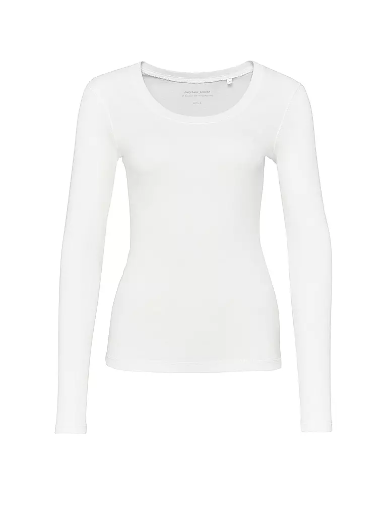 OPUS | Camiseta de manga larga SORANA | Blanco