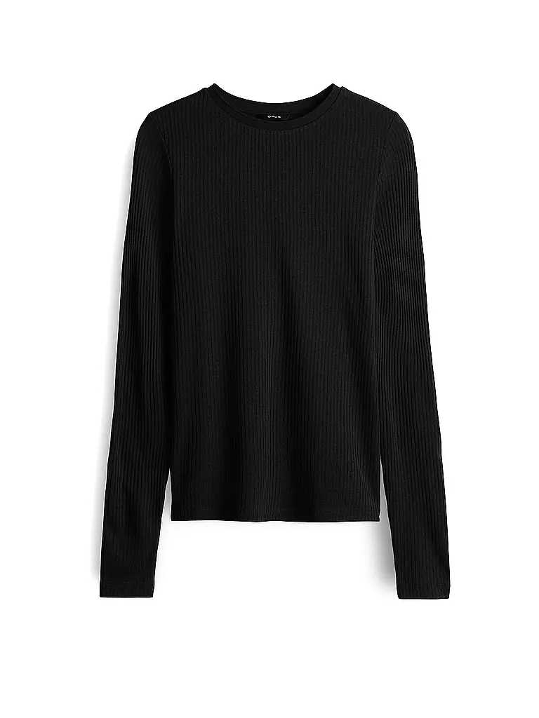 OPUS | Camiseta de manga larga SUMELIKA | Negro