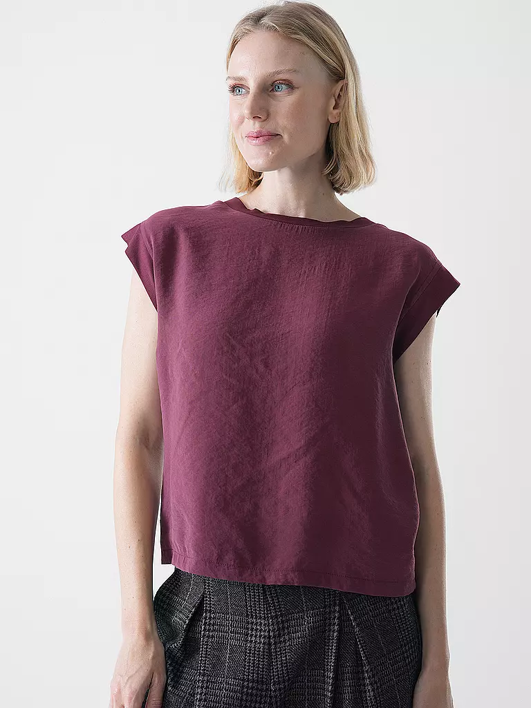 OPUS | Camiseta SILKISI | Rojo oscuro