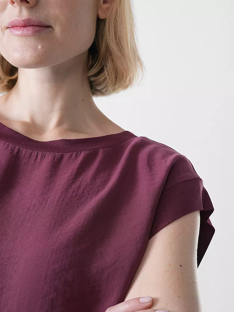 OPUS | Camiseta SILKISI | Rojo oscuro