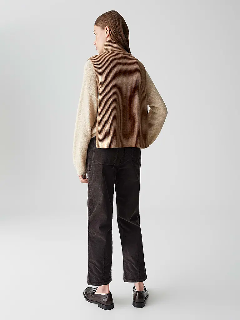 OPUS | Capa - Poncho ABIBO CAPE | Marrón claro