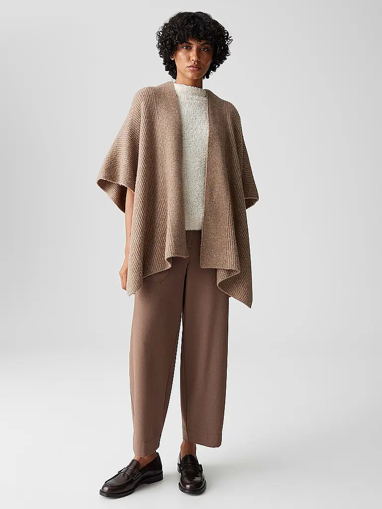 OPUS | Cape - Poncho ABLANKI CAPE | Marrón