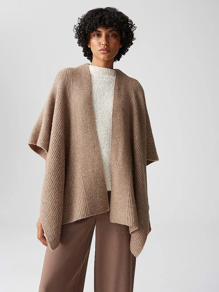 OPUS | Cape - Poncho ABLANKI CAPE | Marrón