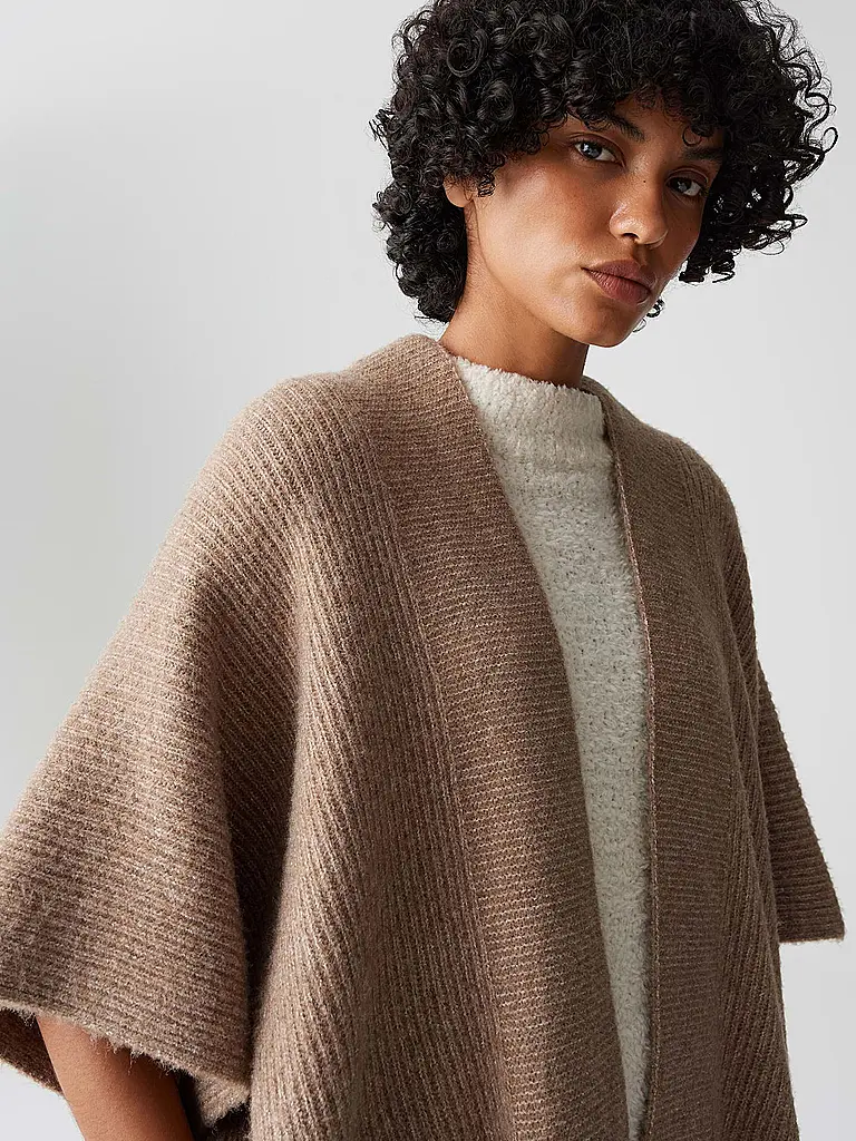 OPUS | Cape - Poncho ABLANKI CAPE | Marrón