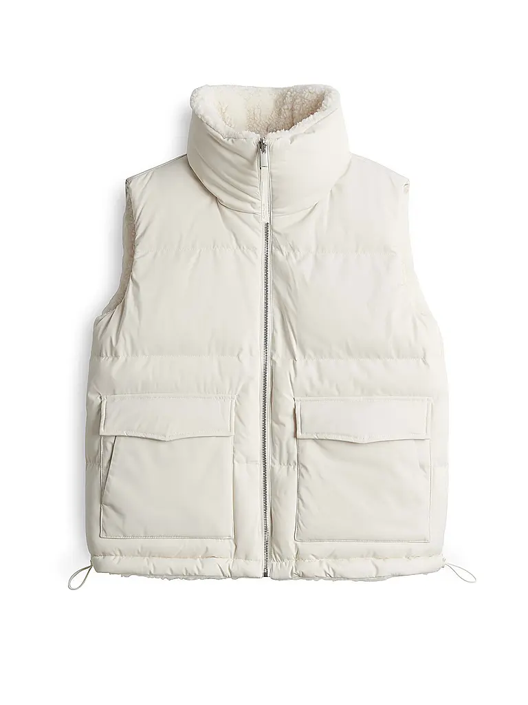 OPUS | Chaleco acolchado reversible WENDARA | Crema