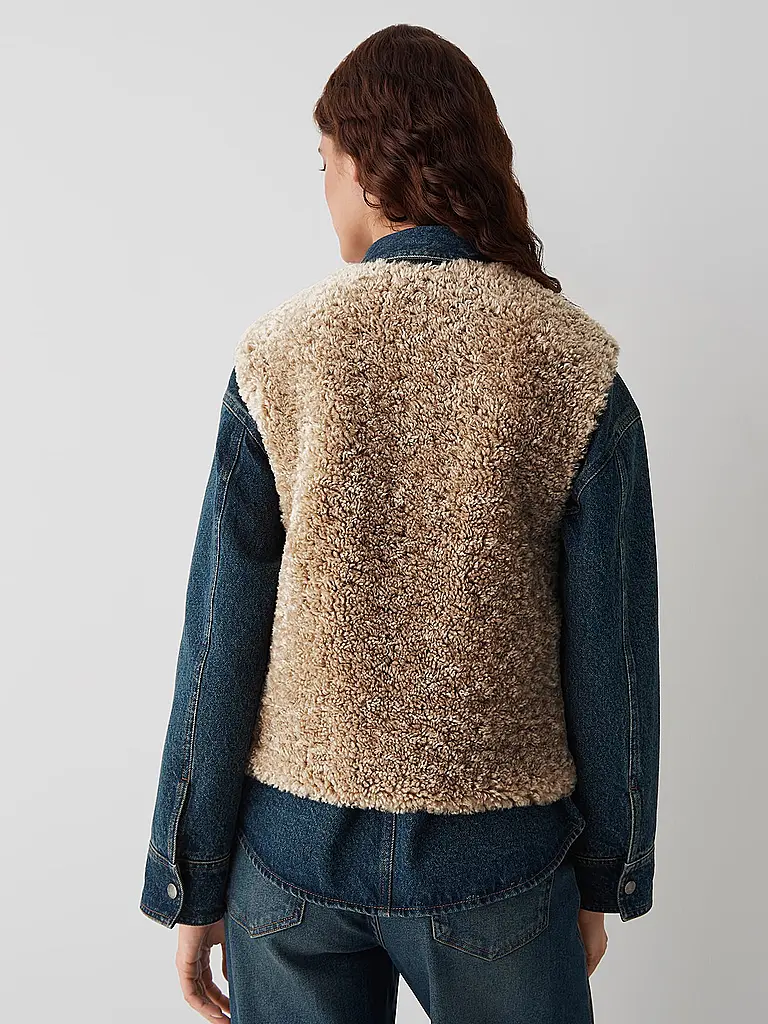 OPUS | Chaleco con aspecto de piel WAHIDA | 
