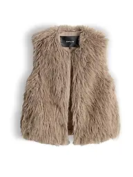 OPUS | Chaleco con aspecto de piel WONDRA | Camel