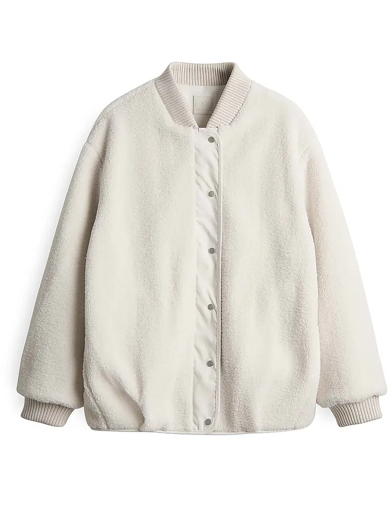OPUS | Chaqueta con aspecto de piel HULDA | Crema