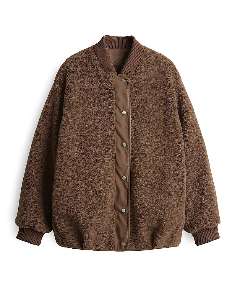 OPUS | Chaqueta con aspecto de piel HULDA | Marrón