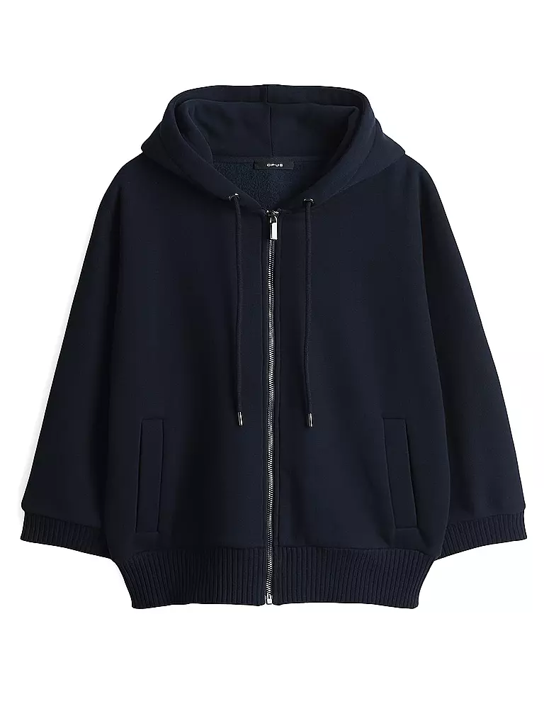 OPUS | Chaqueta de felpa GENITA | Azul oscuro