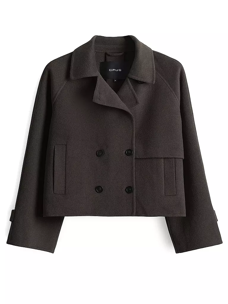 OPUS | Chaqueta de lana HAILI | Marrón