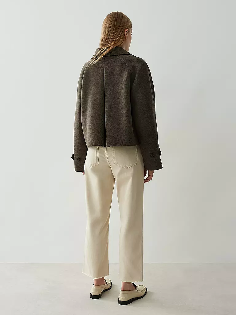 OPUS | Chaqueta de lana HAILI | Marrón