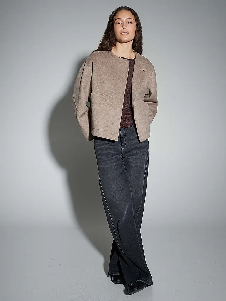 OPUS | Chaqueta de lana HENRICA | Camel