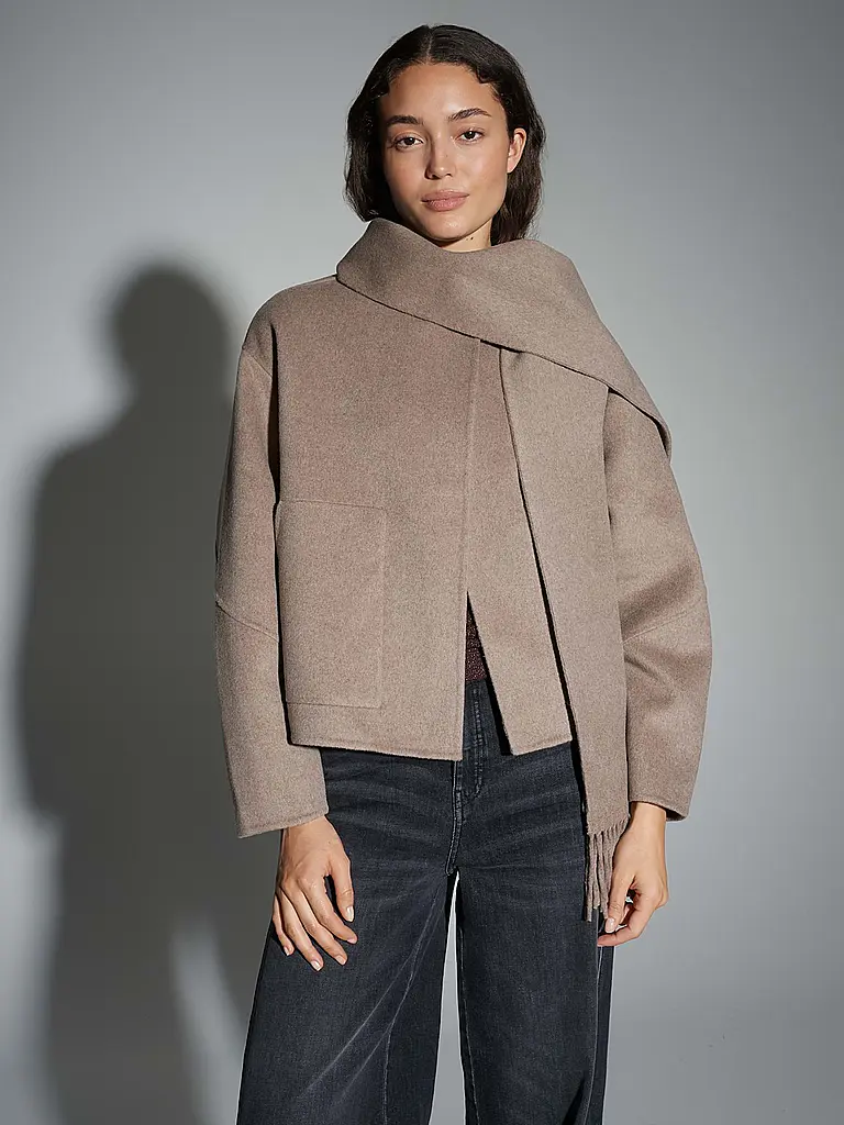 OPUS | Chaqueta de lana HENRICA | Camel