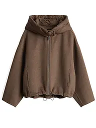 OPUS | Chaqueta de lana HIKONA | Marrón