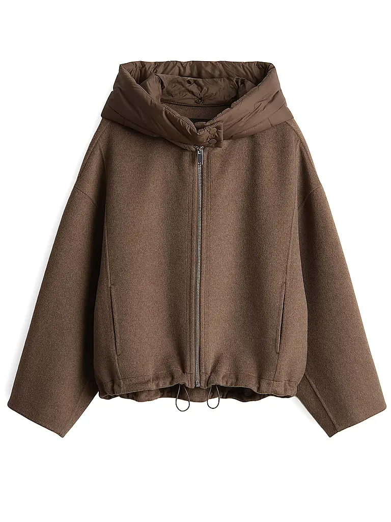 OPUS | Chaqueta de lana HIKONA | Marrón