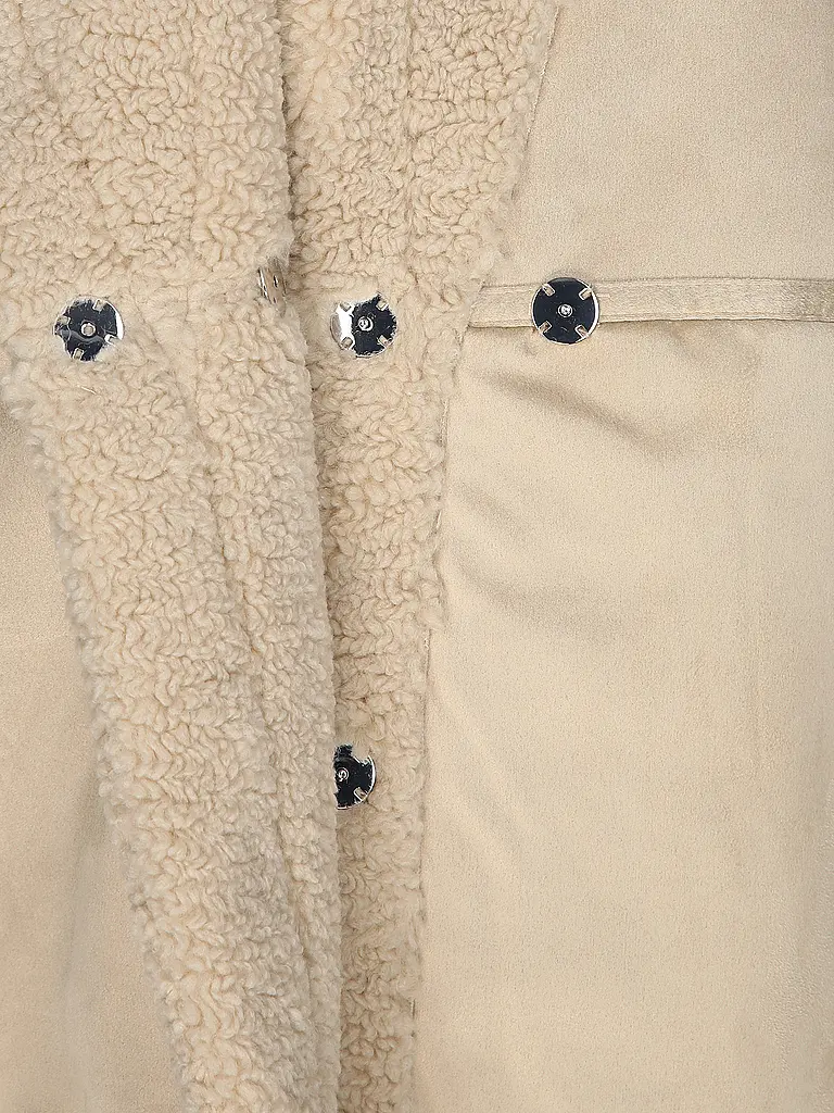 OPUS | Chaqueta reversible con aspecto de piel HENOLA | beige