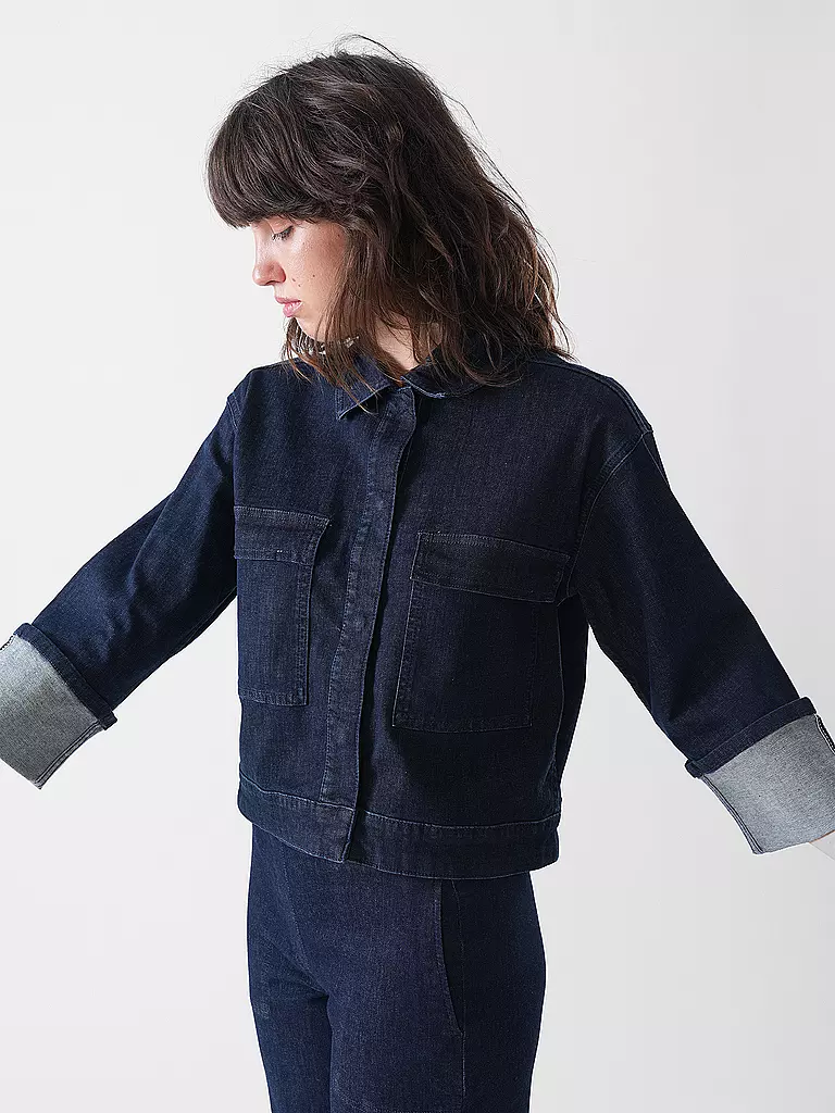 OPUS | Chaqueta vaquera HOLLICE | Azul oscuro