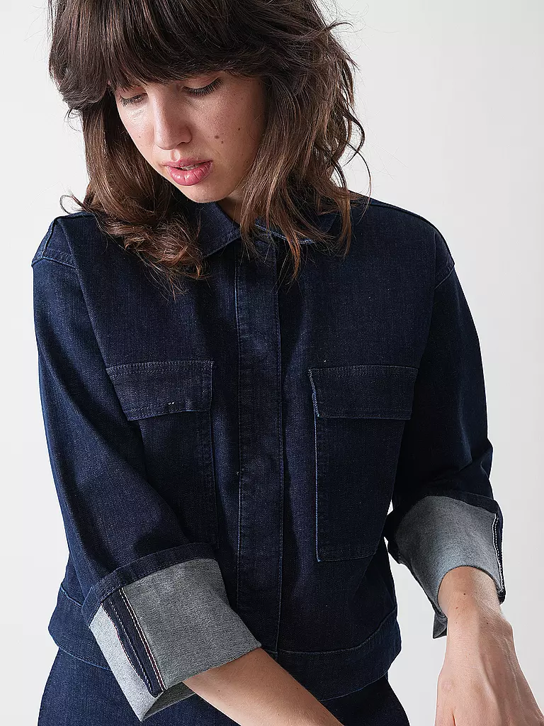 OPUS | Chaqueta vaquera HOLLICE | Azul oscuro