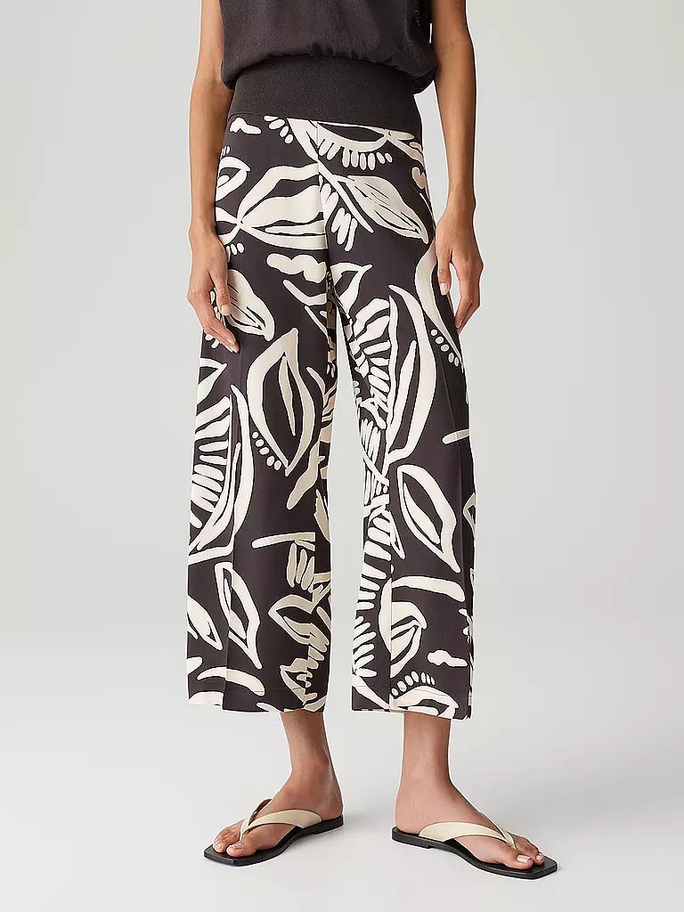 OPUS | Culotte MISHA TROPICAL | Marrón