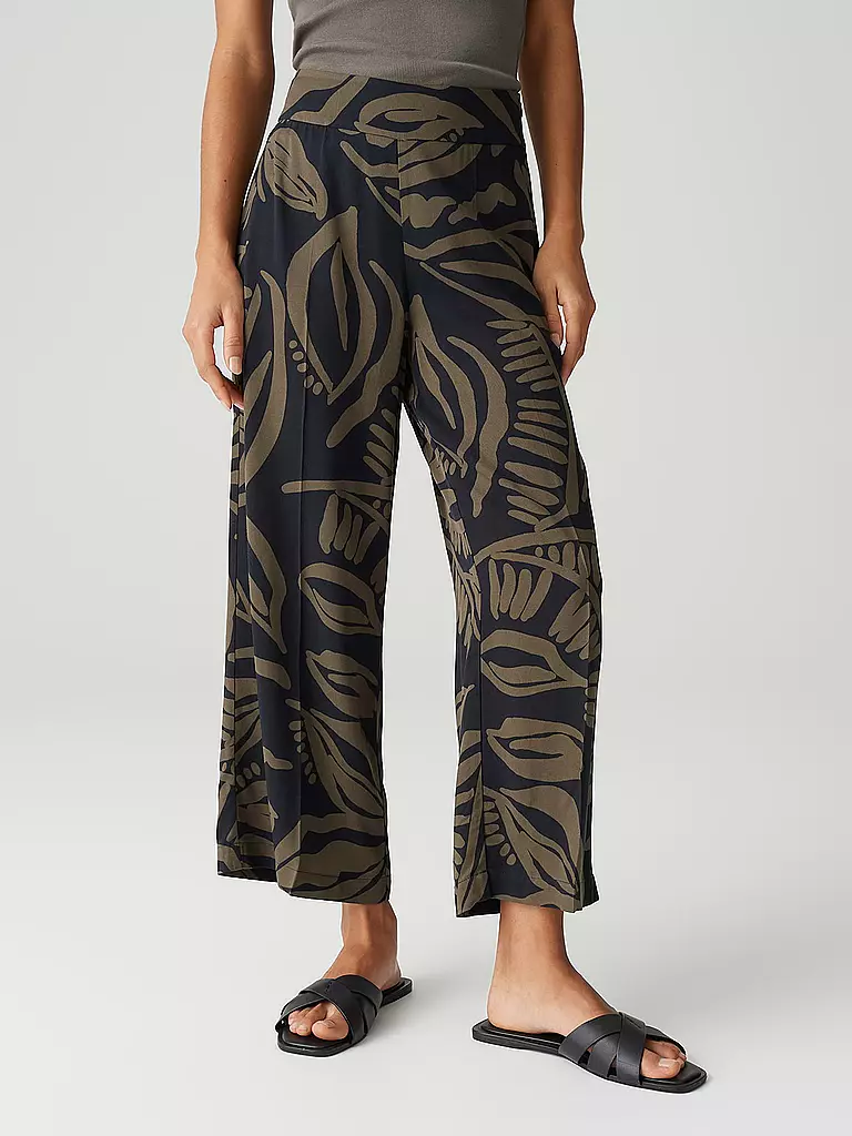 OPUS | Culotte MISHA TROPICAL | Azul oscuro
