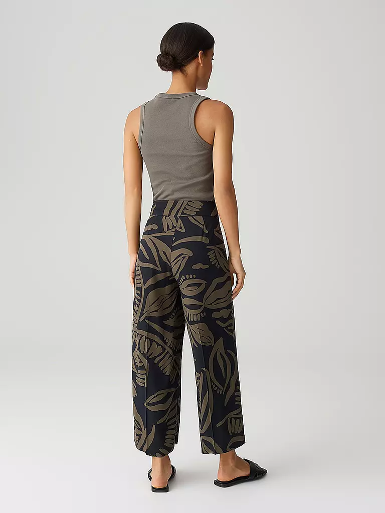 OPUS | Culotte MISHA TROPICAL | Azul oscuro