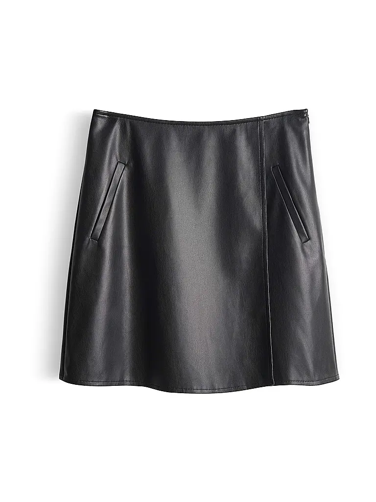 OPUS | Falda de efecto cuero REANA COSMIC | Negro