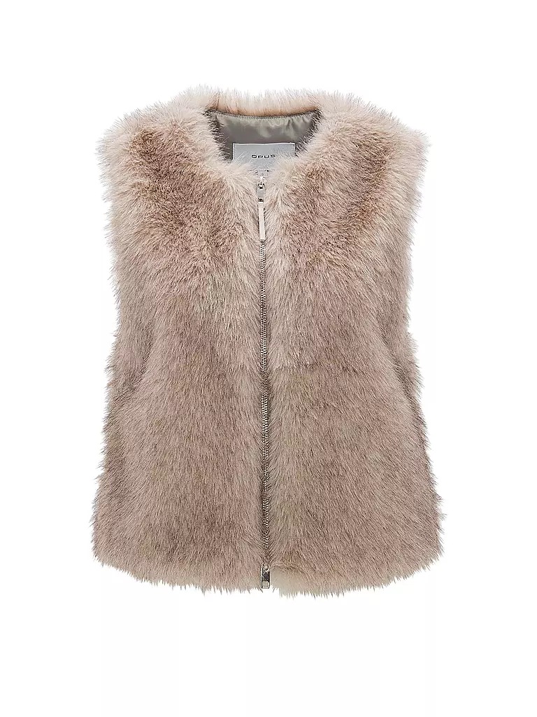 OPUS | Gilet in Felloptik WONDRIA | Camel