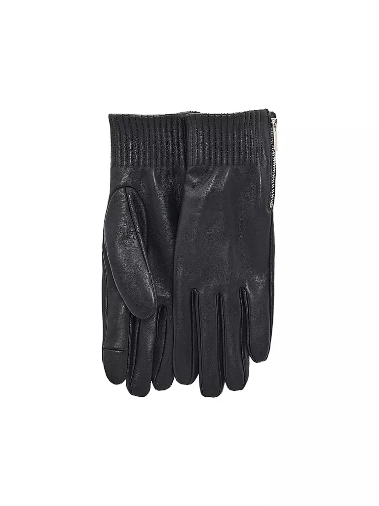 OPUS | Guantes de cuero ALETTIO GLOVES | Negro