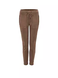 OPUS | Pantalón de efecto cuero ELVINA CARGO | Marrón