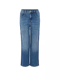 OPUS | Jeans de corte recto 7/8 LANI STRIPE | Azul