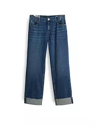 OPUS | Jeans de corte recto LANI TURN UP | Azul