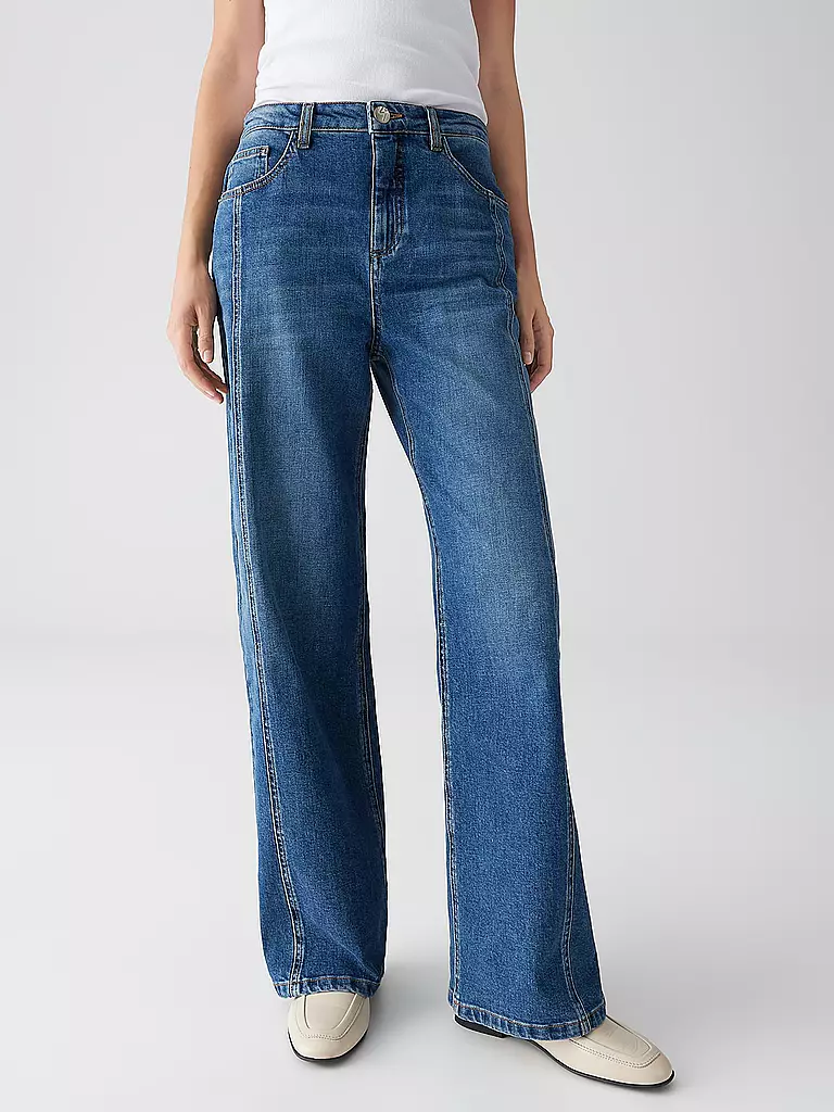 OPUS | Jeans de corte recto MIVY LANE | Azul oscuro