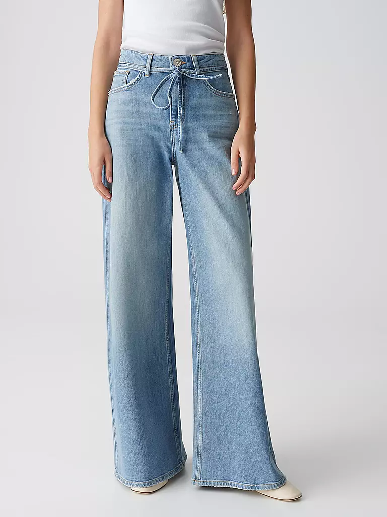OPUS | Jeans de pierna ancha MIVA PALAZZO CASUAL | Azul