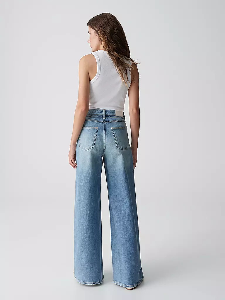 OPUS | Jeans de pierna ancha MIVA PALAZZO CASUAL | Azul