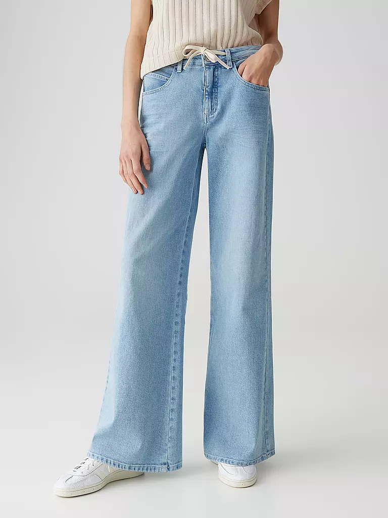OPUS | Jeans de pierna ancha MIVA PALAZZO PARIS | Azul