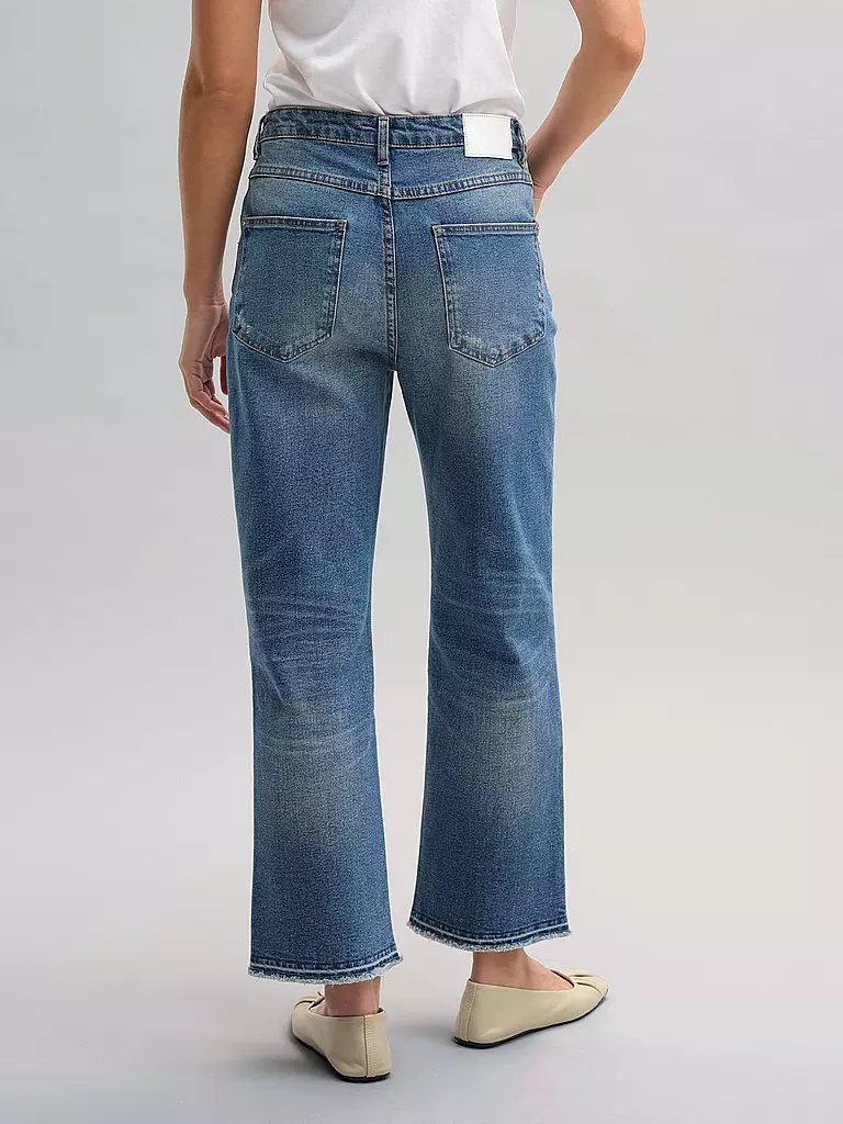 OPUS | Jeans Flared Fit 7/8 LANI TWIST | Azul