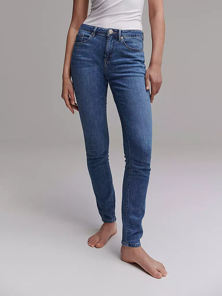 OPUS | Jeans Skinny Fit 7/8 ELMA AZUL OCÉANO | Azul
