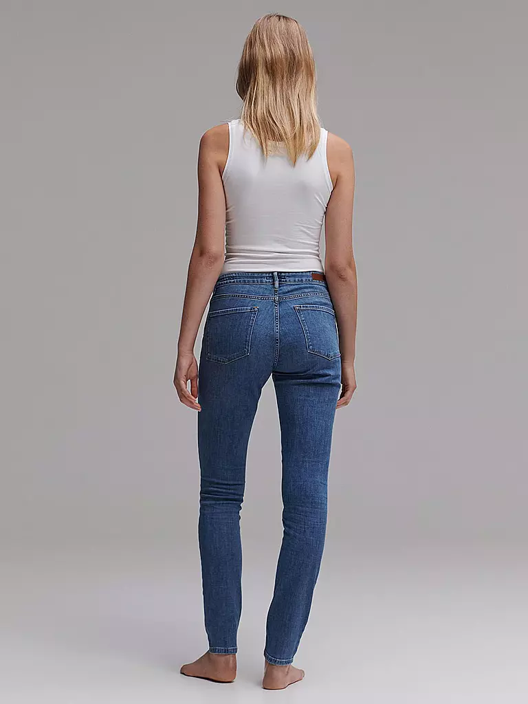 OPUS | Jeans Skinny Fit 7/8 ELMA AZUL OCÉANO | 