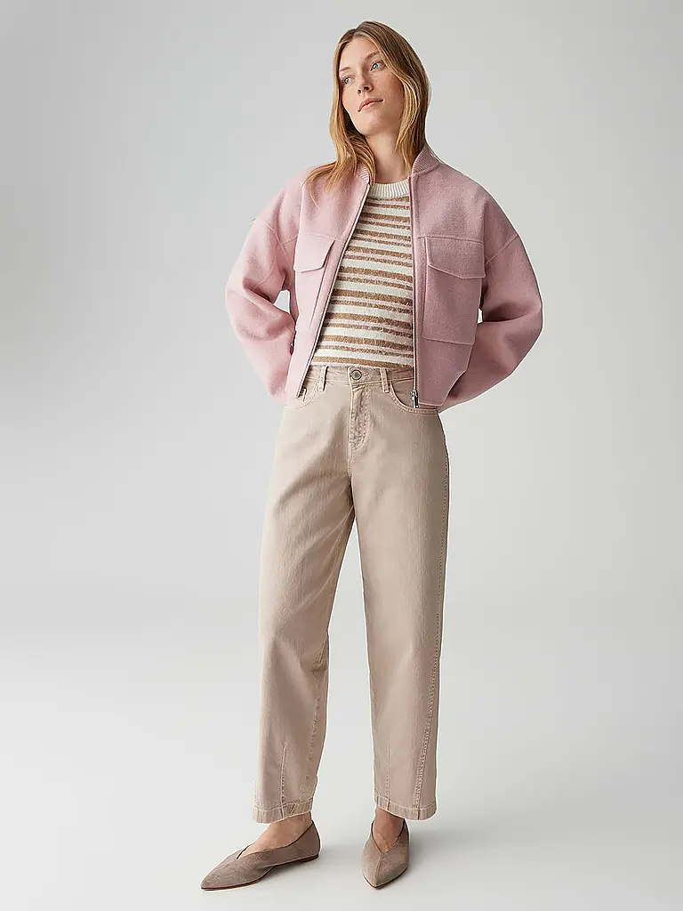 OPUS | Jeans Straight Fit LOLAH EDGY | Marrón claro