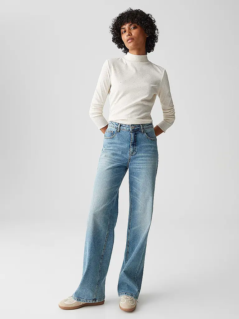 OPUS | Jeans Straight Fit MIVA ESCAPE | Azul