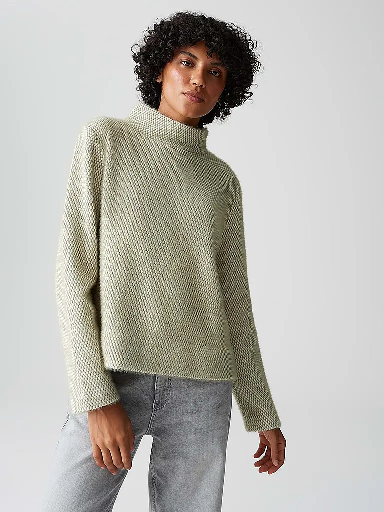 OPUS | Jersey de cuello alto GAKIRA | Verde claro